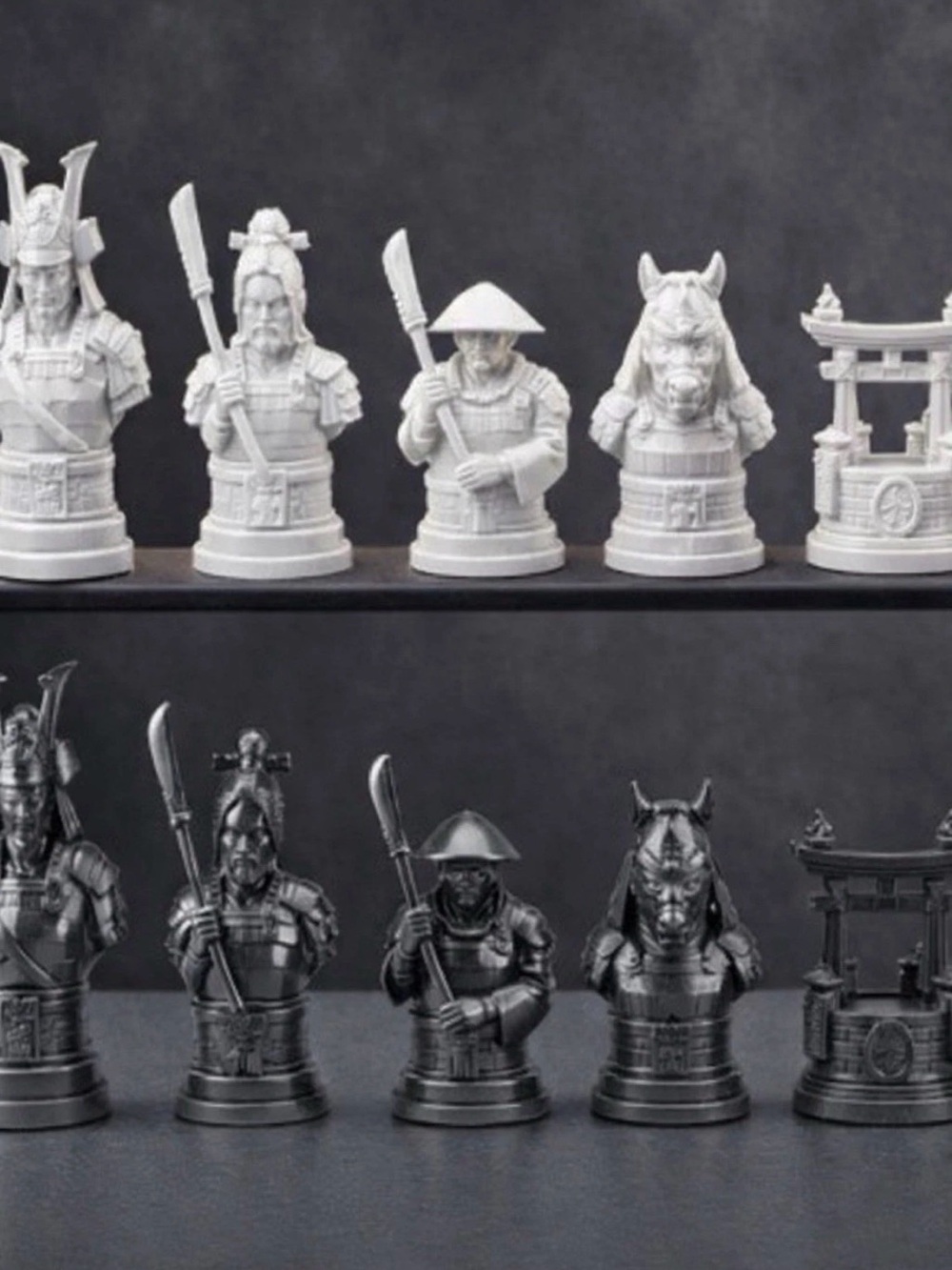 Decorative Samurai Chess Set